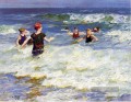 Im Surf2 Impressionist Strand Edward Henry Potthast